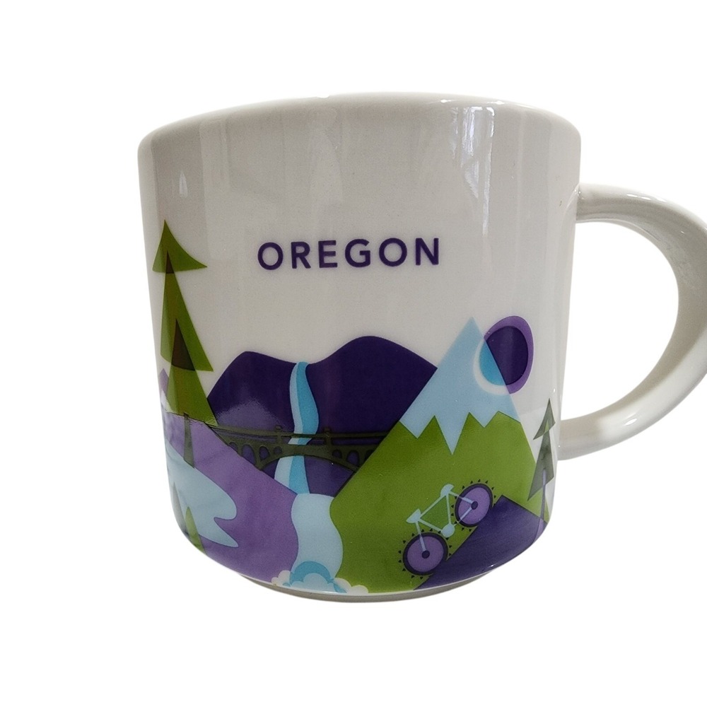 Starbucks Oregon You Are Here Series Collection 14oz Coffee Tea Mug Cup 2017